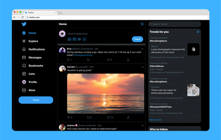 时隔 7 年！围观Twitter 网页版重磅更新
