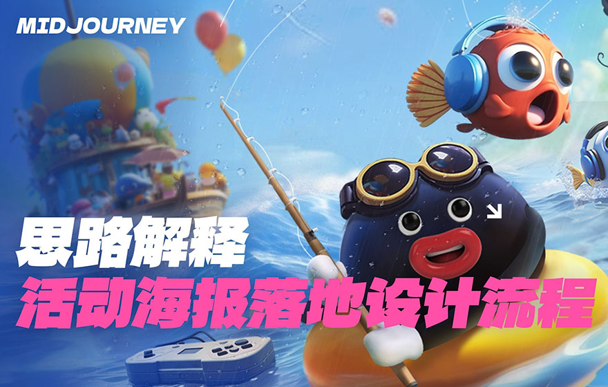 Midjourney实战案例！大厂活动海报设计全流程